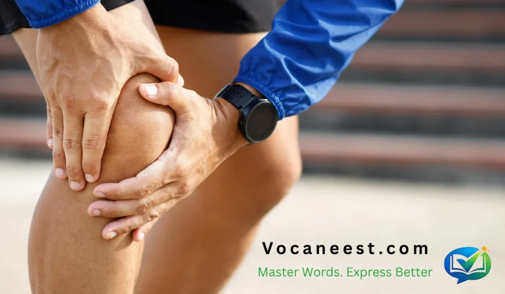 A long, diagonal cut or slash running across skin or muscle layers.
