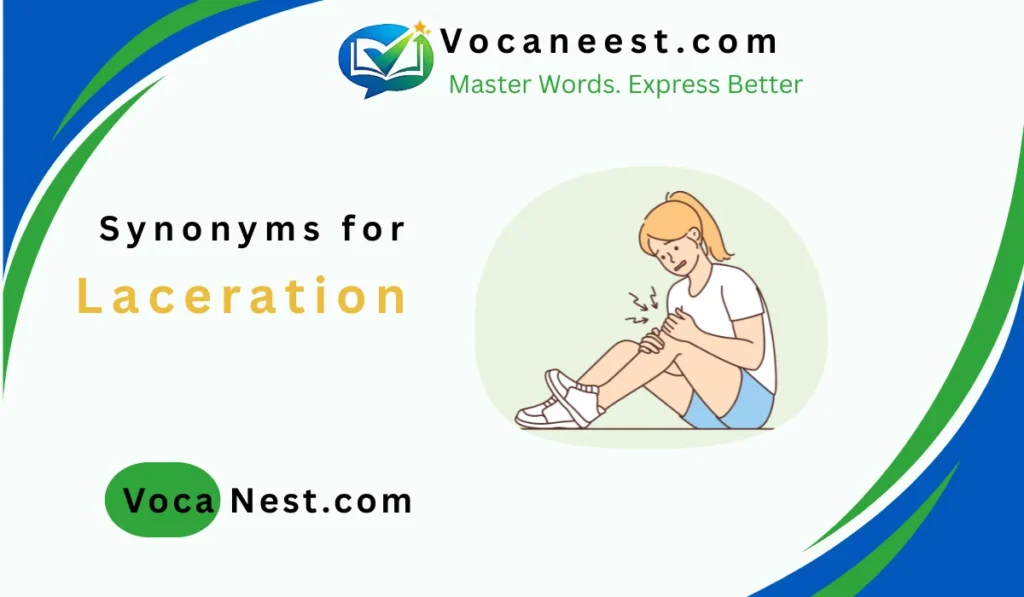 Synonym for Laceration