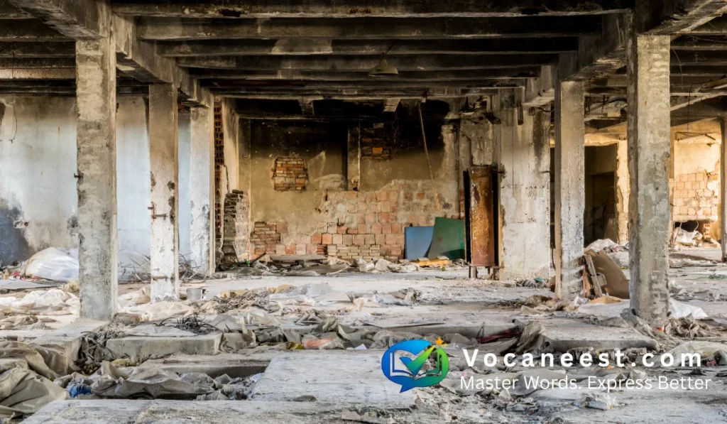  A figurative state of temporary postponement, abandonment, or total deferral.