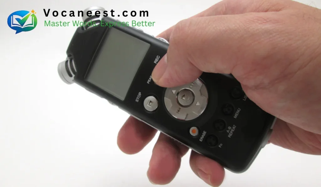 A physical device that detects physical inputs and responds by recording data.