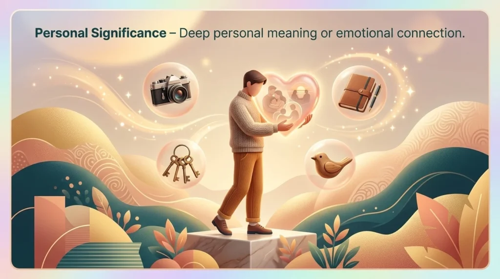 Individual emotional connection or deep meaning unique to one person's life experience.