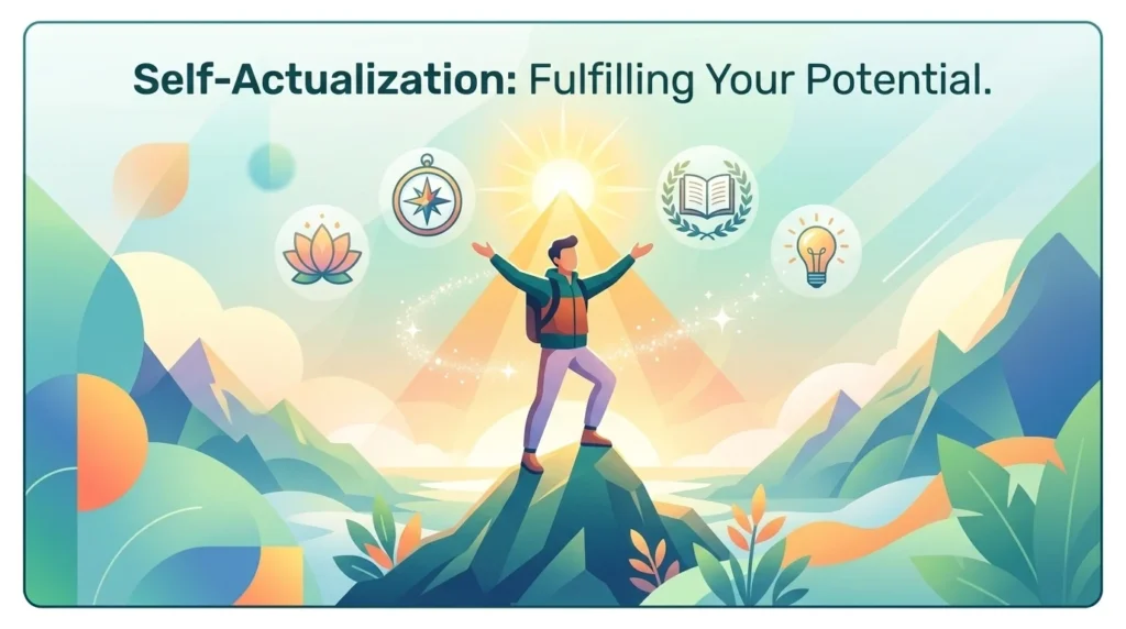 Satisfaction derived from fully developing one's abilities or purpose.