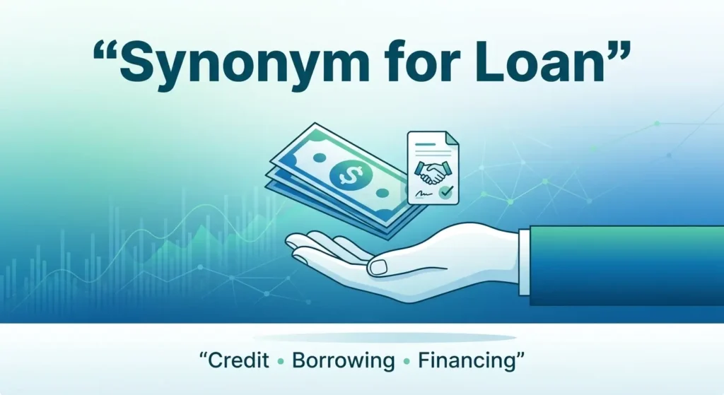 synonym for loan