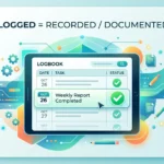 synonym for logged