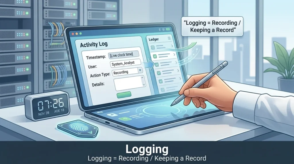 Synonym for Logging