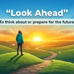 Synonym for Look Ahead