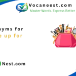 Synonym for make up