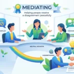 synonym for mediating