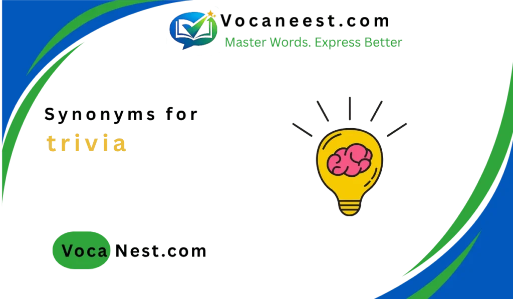 synonym for trivia