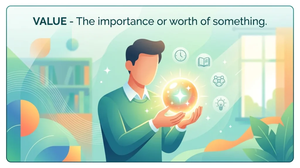 The utility, importance, or precious nature of something to a person.