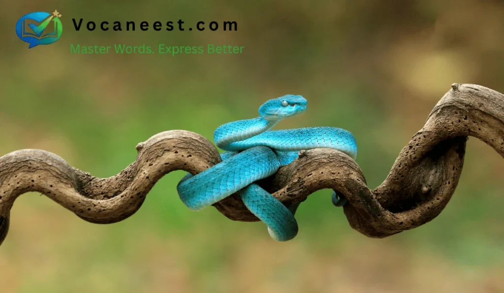 Winding or twisting like a snake in shape or motion.
