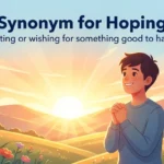 Synonym for Hoping