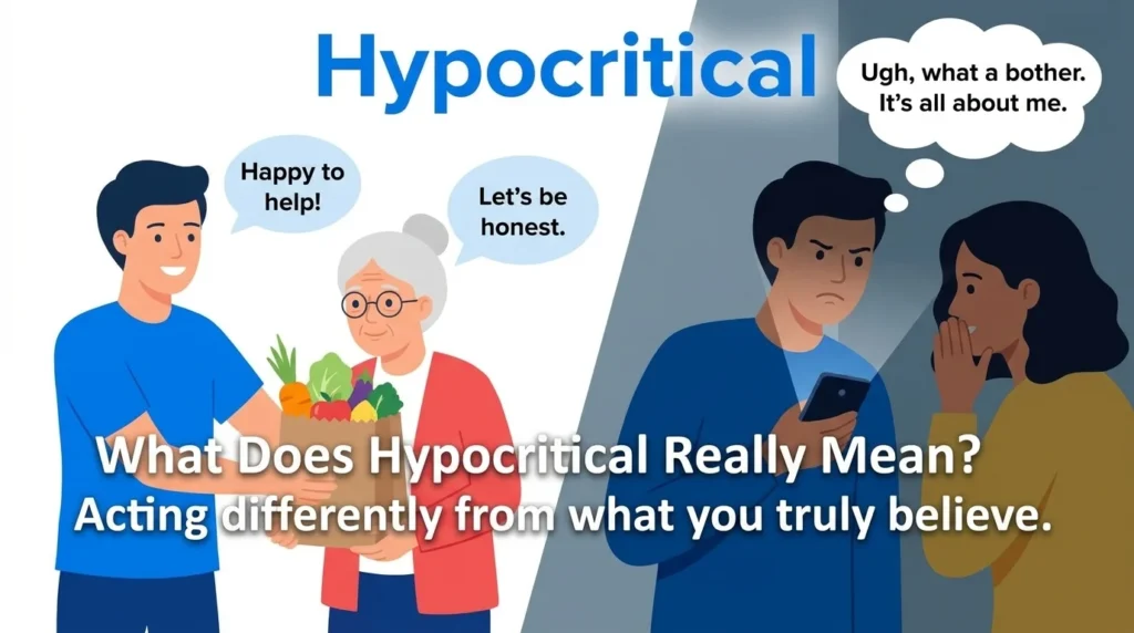 synonym for hypocritical