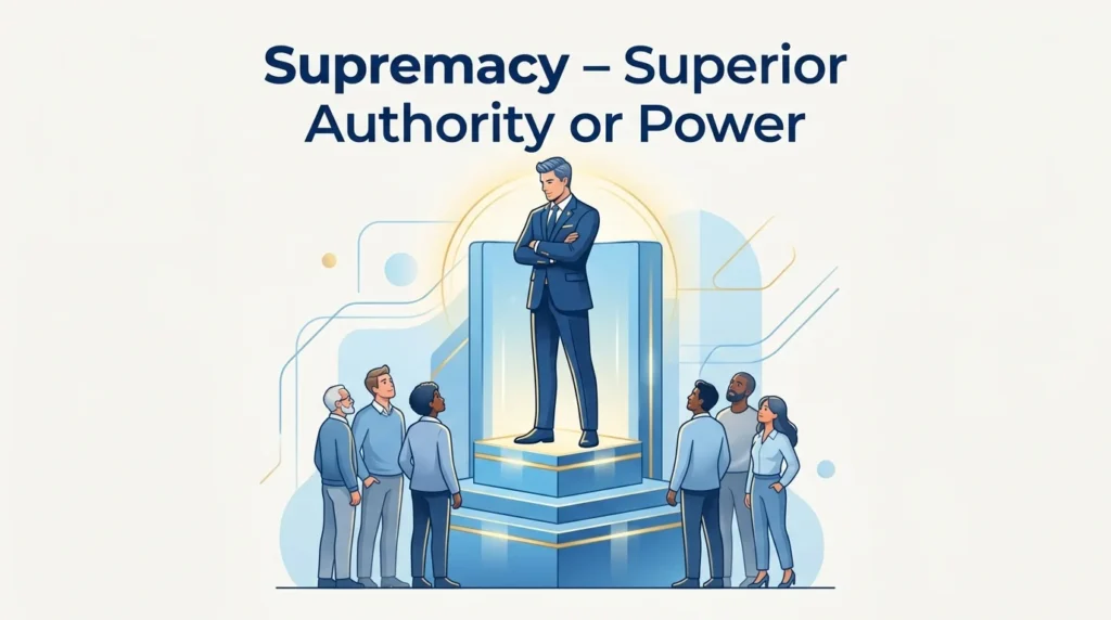 Synonym for imperialism showing superior power