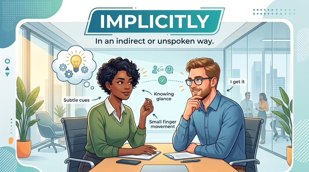 synonym for implicitly