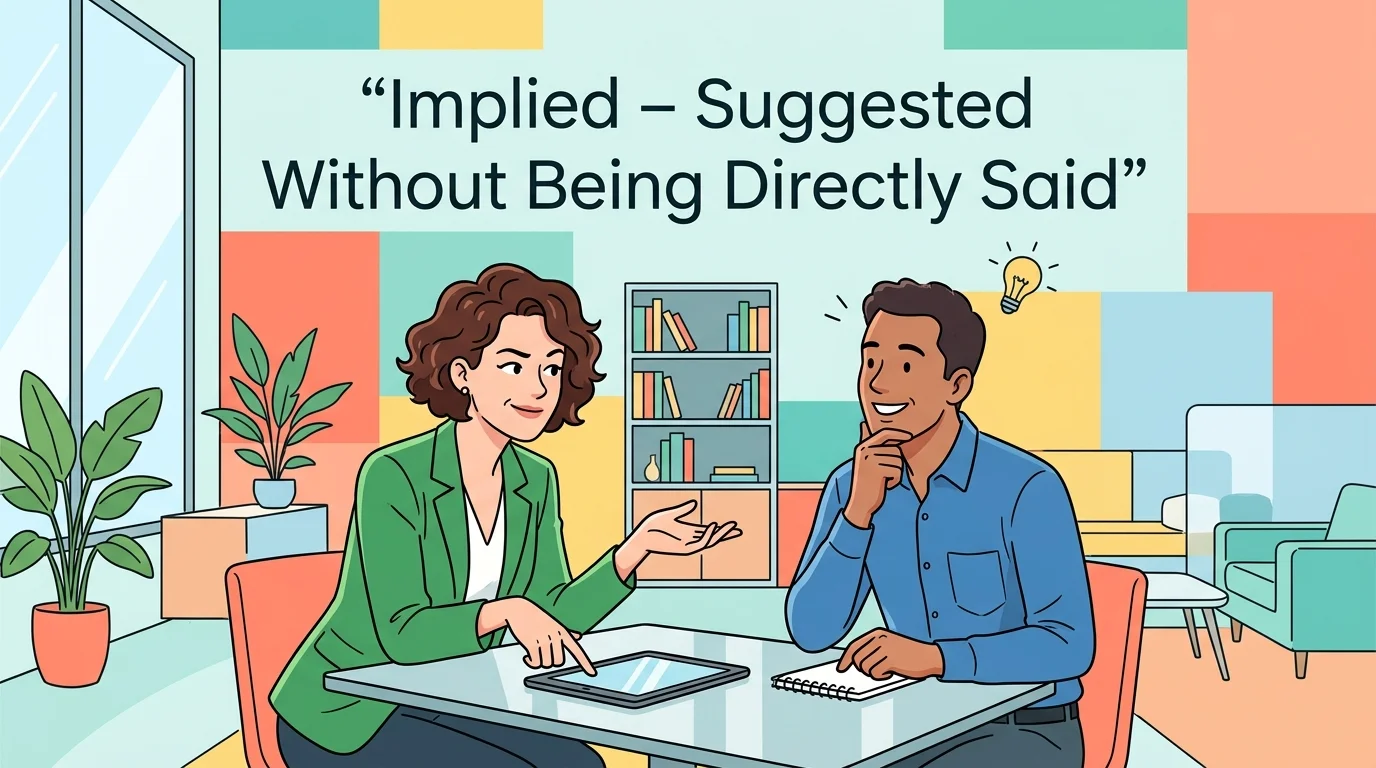 synonym for implied