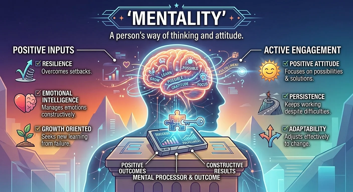 Synonym for Mentality