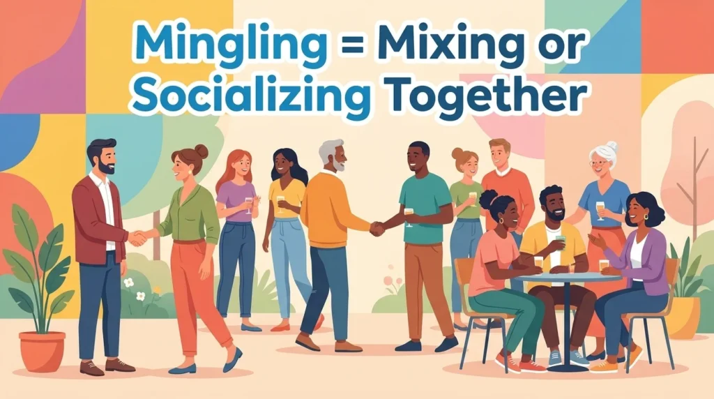 Synonym for Mingling