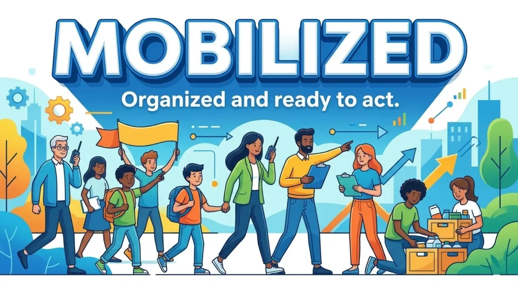 Synonym For Mobilized
