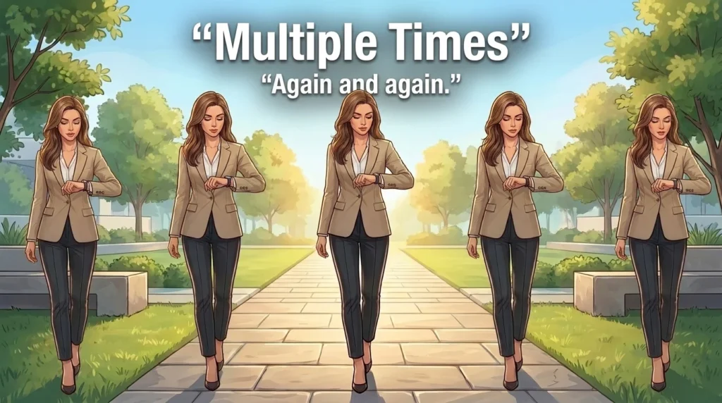 Synonym for Multiple Times