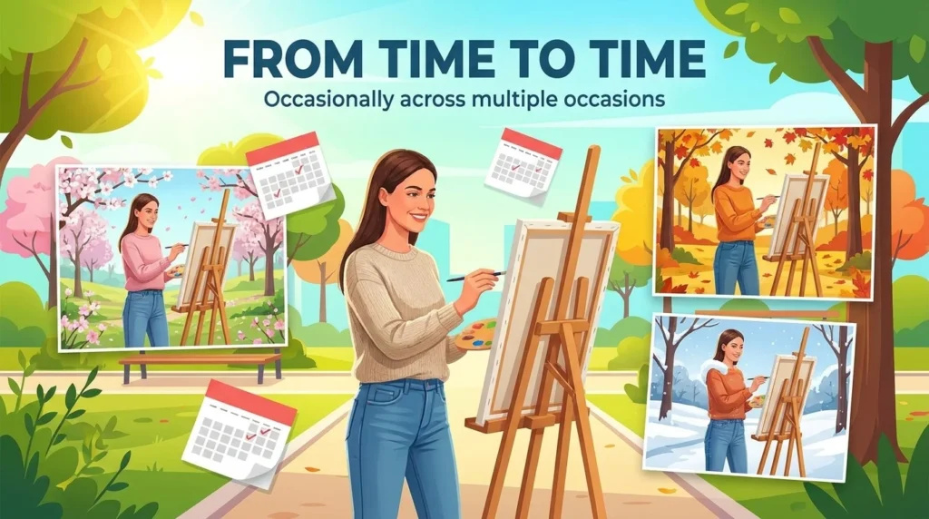 Synonym for Multiple Times: Occasional Repetition