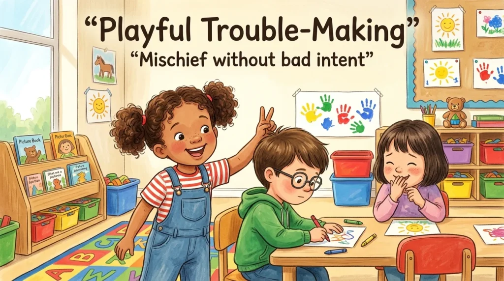 Synonym for Naughtiness: Playful Misbehavior