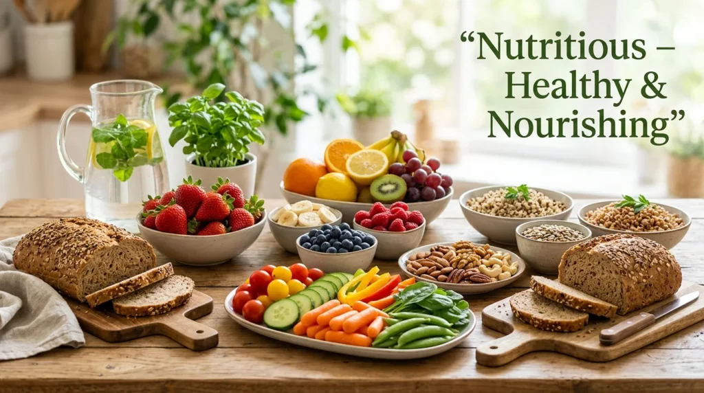 synonym for nutritious