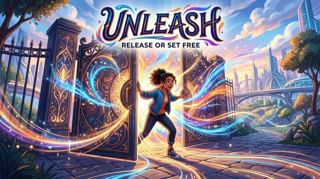 Synonym for Unleash