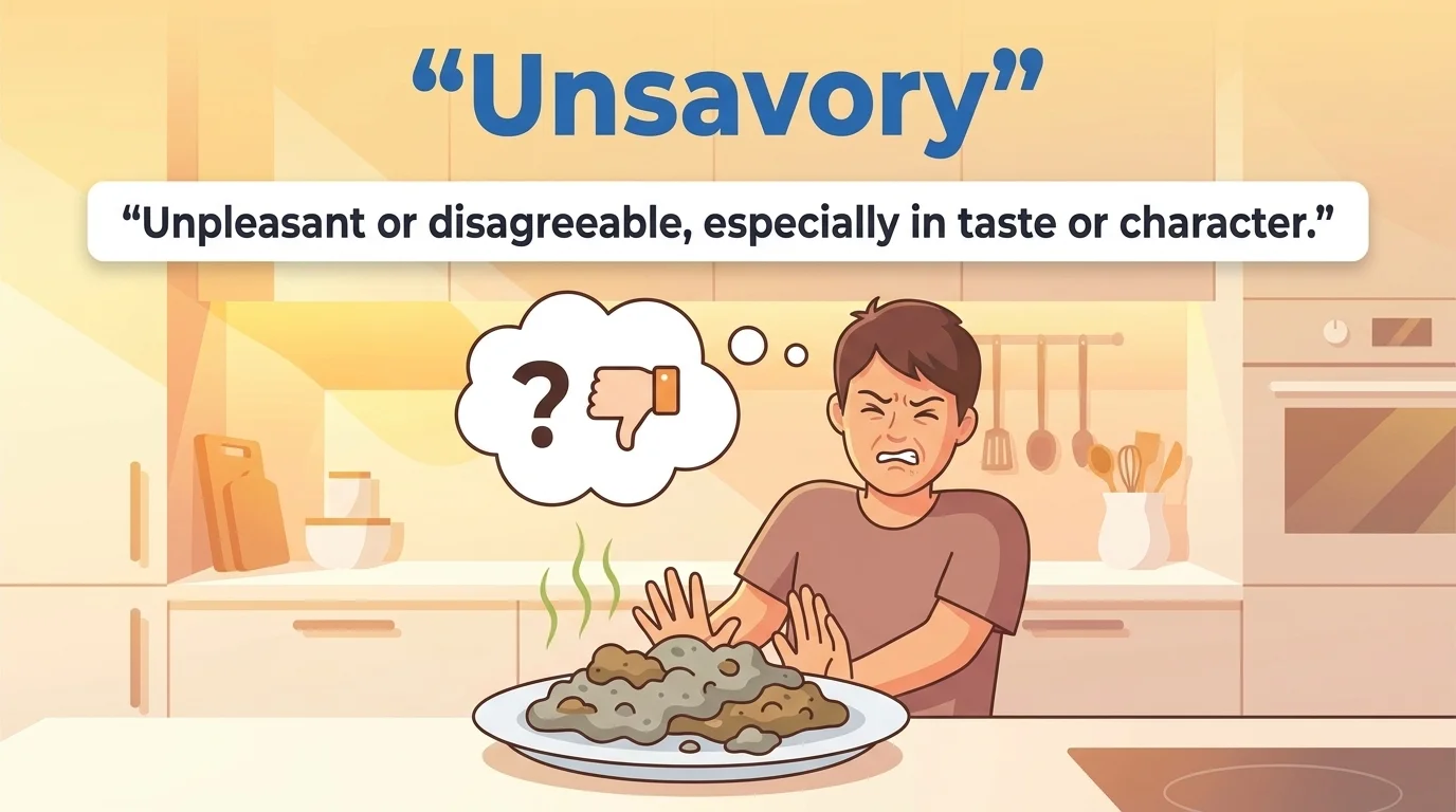 synonym for unsavory