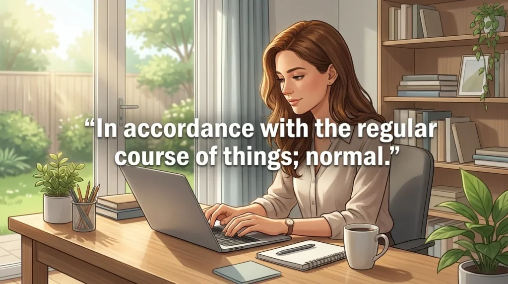 Synonym for unsurprising: normal occurrence