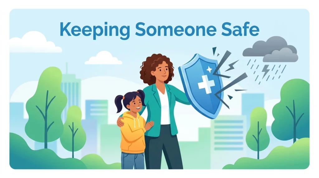 Synonym for upkeep: keeping things safe