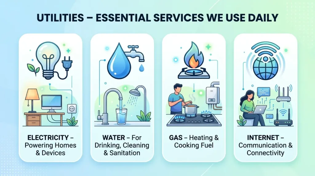Synonym for Utilities