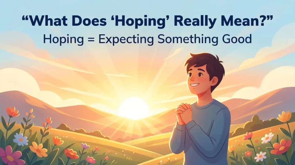 What Does “Hoping” Really Mean?