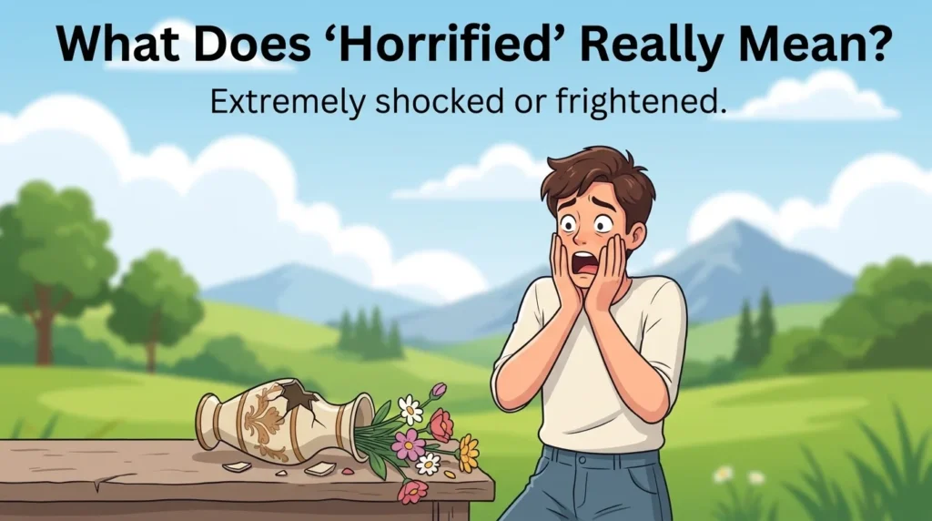 What Does “Horrified” Really Mean?
