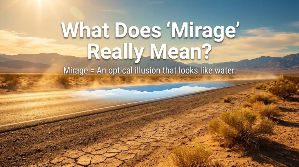 What Does "Mirage" Really Mean?