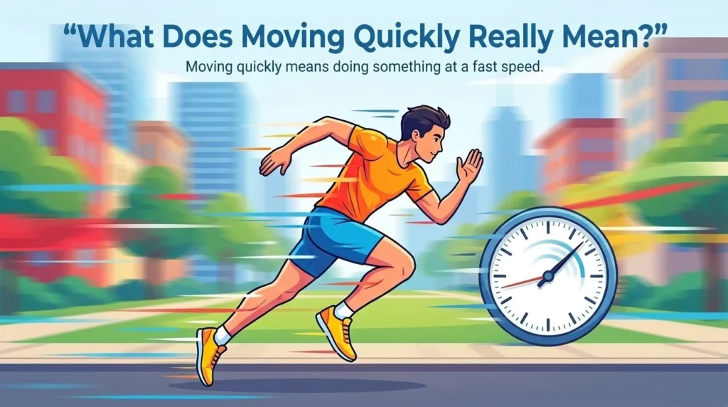 What Does  Moving Quickly” Really Mean?