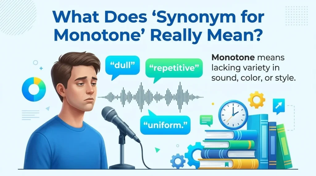 What Does “Synonym for Monotone” Really Mean?