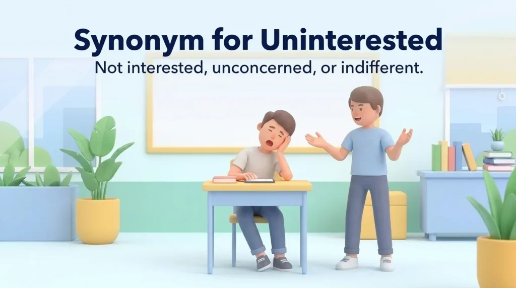 What Does “Synonym for Uninterested” Really Mean?