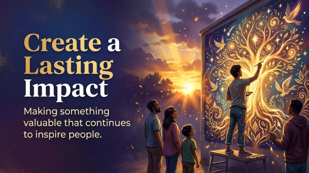 Synonym for make a difference – lasting impact
Is this conversation helpful so far?