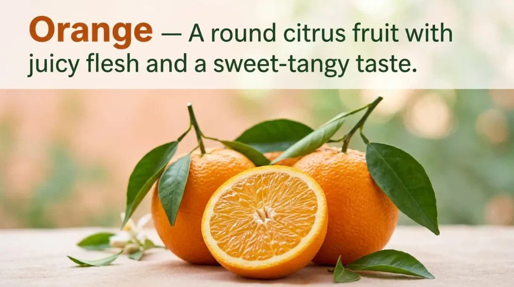 synonym for orange