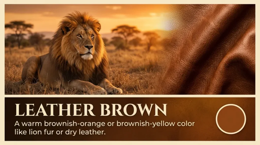 Synonym for orange lion fur shade