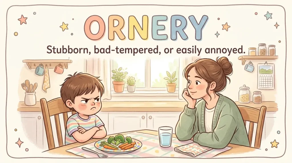 synonym for ornery