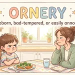 synonym for ornery