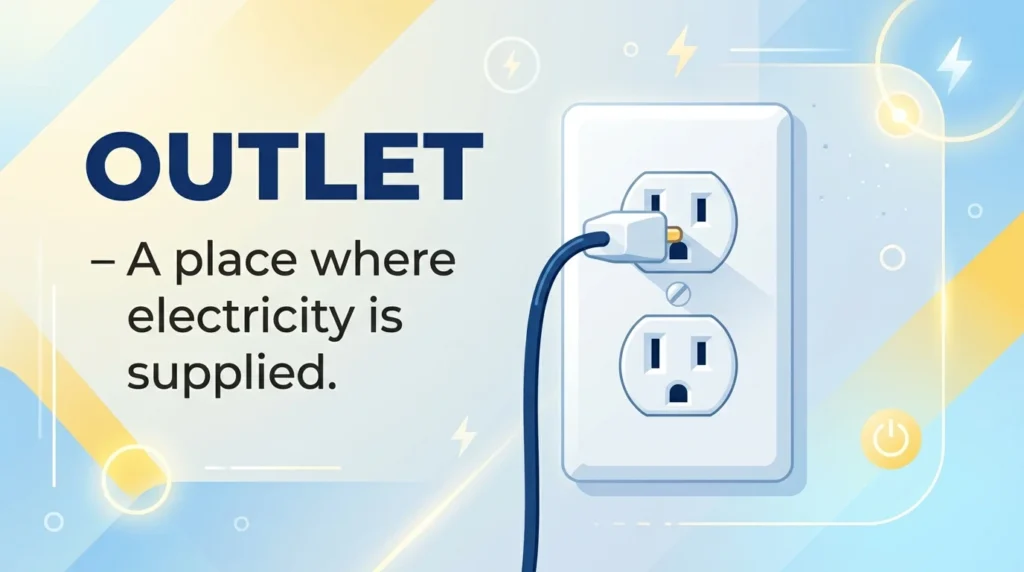 Synonym for Outlet