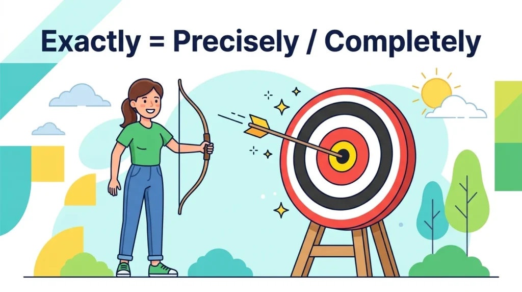 Synonym for Outright: Exact and Precise