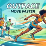 Synonym for Outpace
