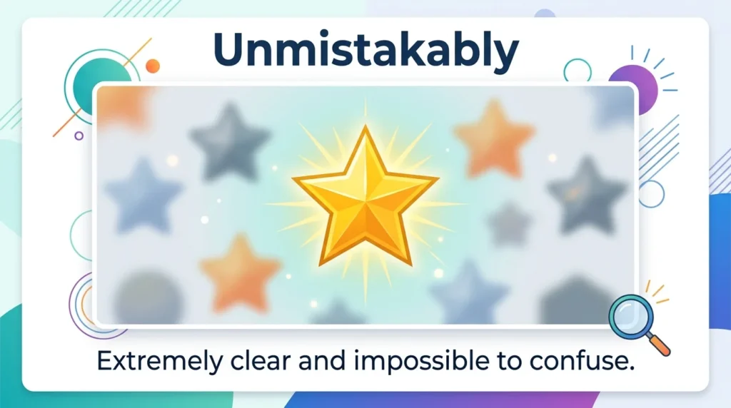 Synonym for Outright: Unmistakably Meaning