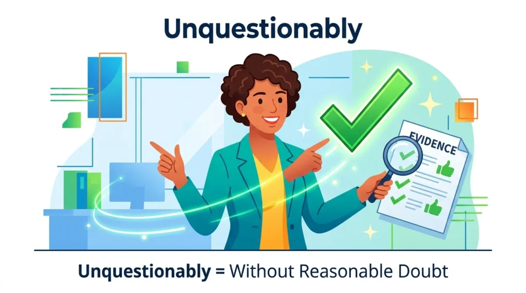 Synonym for Outright: Unquestionably Meaning