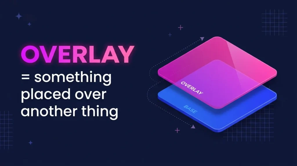 synonym for overlay
