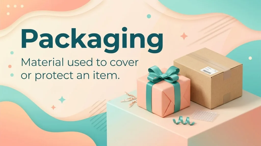 Synonym for packaging and protective materials
